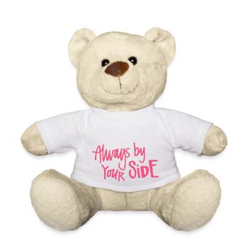 Always by Your SIDE Pink - Teddy - Weiß - Vorne