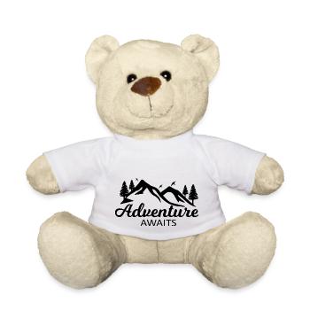 Adventure Travel Hiking Mountain - Teddy Bear - white - Front