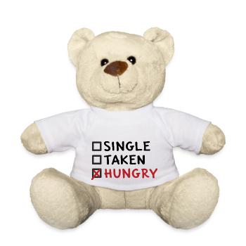 14 Feb Be My Valentine Happy Valentine Day 01 - Teddy Bear - white - Front
