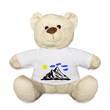 Montagnes Nature - Nounours - blanc - Devant
