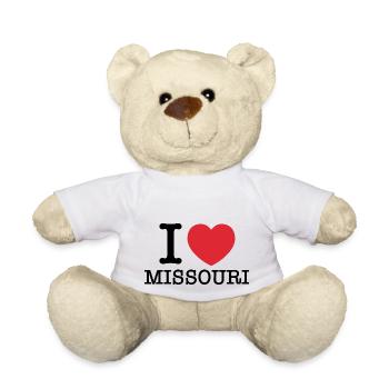 Ich liebe Missouri | Missouri | I Herz Missouri - Teddy - Weiß - Vorne
