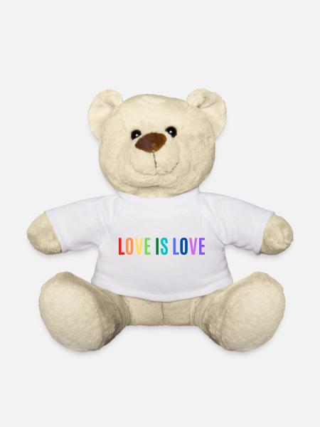 LOVE IS LOVE - Teddy - Weiß
