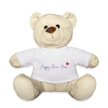 BONNE ANNEE. SAINT SYLVESTRE. NOUVELLE ANNÉE - Nounours - blanc - Devant