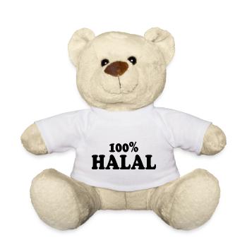 Halal - Nounours - blanc - Devant