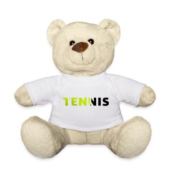 Tennis-idée cadeau original - Nounours - blanc - Devant