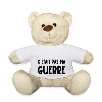 c'était pas ma guerre - Nounours - blanc - Devant