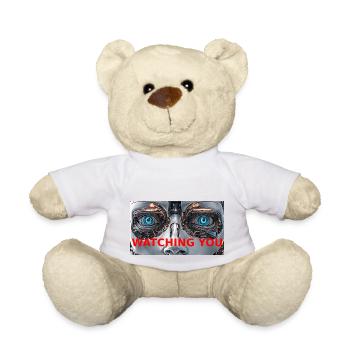 Ich beobachte dich - Teddy - Weiß - Vorne