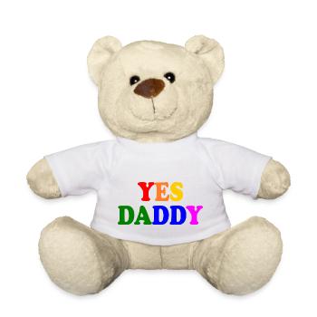 Yes daddy - Nounours - blanc - Devant