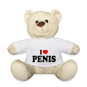 I love penis - Nounours - blanc - Devant
