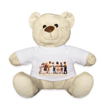 Le tir à la corde est un jeu social - Nounours - blanc - Devant