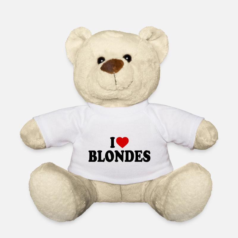 I love blondes - Teddy - Weiß
