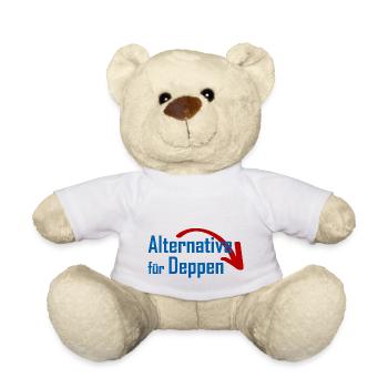 Alternative für Deppen - Teddy - Weiß - Vorne