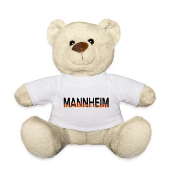 Mannheim Monnem Mannheimat - Teddy - Weiß - Vorne