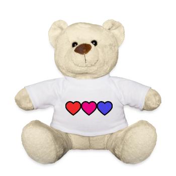 MOTHER'S DAY. HAPPY MOTHER'S DAY. MOM - Teddy Bear - white - Front