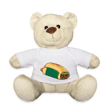 Pixel-Perfect Runza - Teddy - Weiß - Vorne