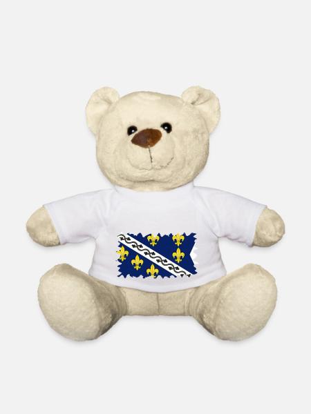 Bosnien in der Herzegowina Europa Sarajavo Flagge Mostar - Teddy - Weiß