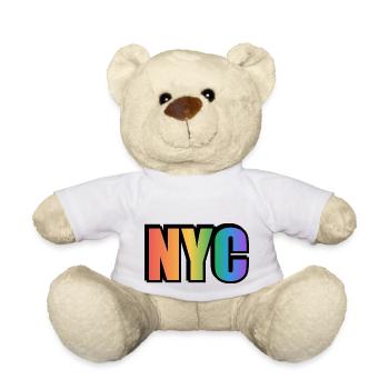 Gay NYC - Nounours - blanc - Devant