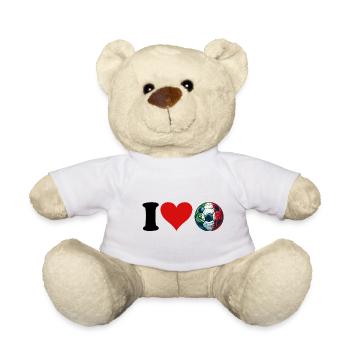 I love Italian football - Teddy Bear - white - Front