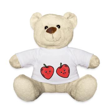 cherry friends - Teddy Bear - white - Front