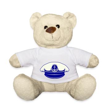 matrosen mütze - Teddy - Weiß - Vorne
