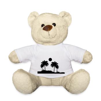 Palmiers - Nounours - blanc - Devant