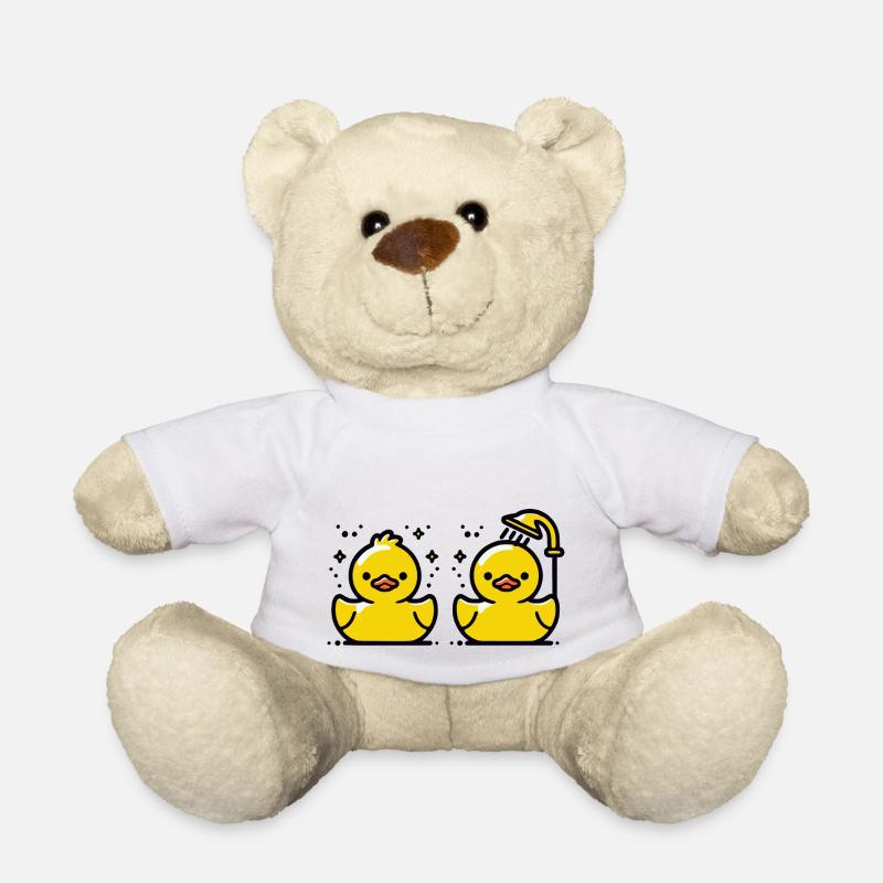 Canards en caoutchouc Canards en caoutchouc - Nounours - blanc