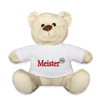 Meister 2025 Meisterschaft - Teddy - Weiß - Vorne