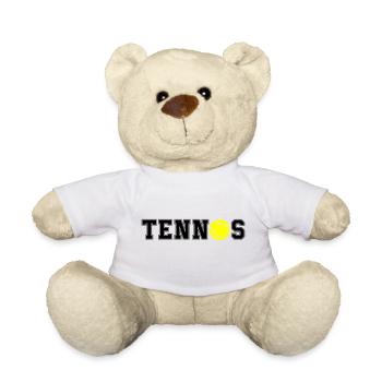 tennis - Teddy Bear - white - Front