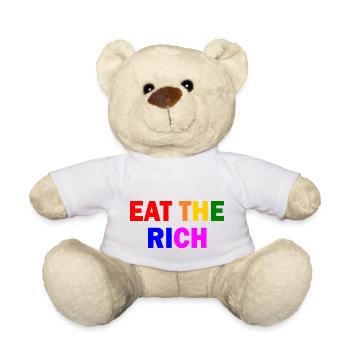 Eat the rich - Teddy - Weiß - Vorne