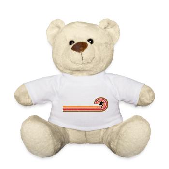 Sunset Skater Silhouette - Teddy Bear - white - Front