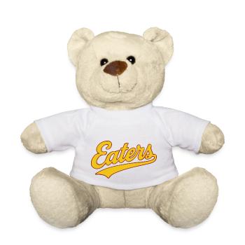 Eaters (Vintage Flowing Baseball Typography ) - Nounours - blanc - Devant