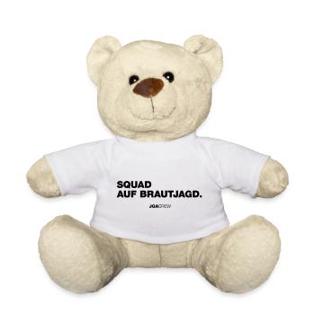 Squad à la chasse à la mariée (enterrement de vie de garçon) - Nounours - blanc - Devant