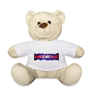 Hardstyle Neon Burst Logo - Nounours - blanc - Devant