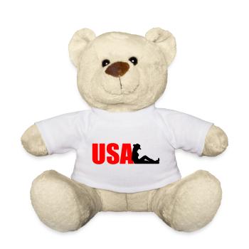 États-Unis - Nounours - blanc - Devant