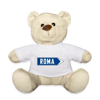 Segnale_stradale_italiano_1959_-_segnale_di_dir - Teddy Bear - white - Front
