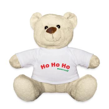 Ho Ho Ho mosexuell  - Teddy - Weiß - Vorne