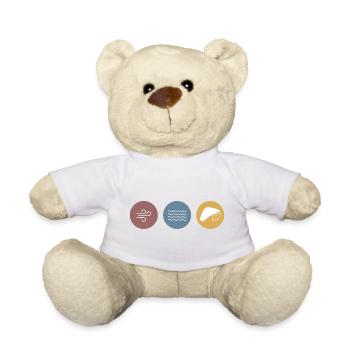 Colorful Icons Kite - Teddy Bear - white - Front