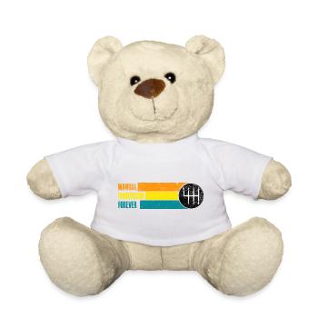 Transmission manuelle pour toujours - Nounours - blanc - Devant