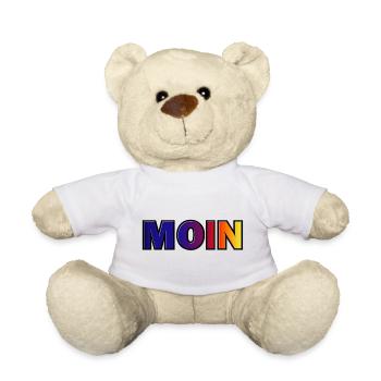 MOIN Gradient Typo Druck - Teddy - Weiß - Vorne