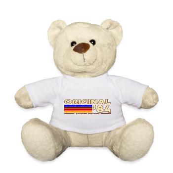Originale 84er Retro-Streifen - Teddy - Weiß - Vorne