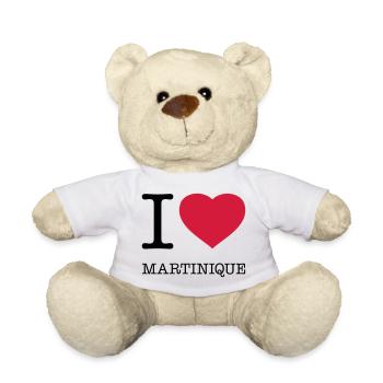 I LOVE MARTINIQUE - Teddy - Weiß - Vorne