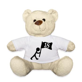 Geburtstag 18 Jahre - Teddy - Weiß - Vorne