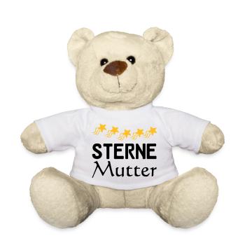 Sterne Mutter Mama Muttertag Familie Geschenk - Teddy - Weiß - Vorne