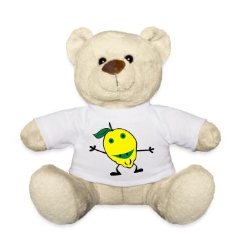 Zitronen Mann - Teddy - Weiß - Vorne