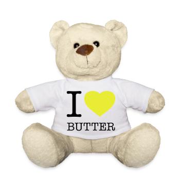 I LOVE BUTTER - Teddy - Weiß - Vorne