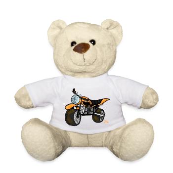 Épongé - Nounours - blanc - Devant