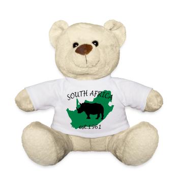 South Africa Design - Teddy Bear - white - Front