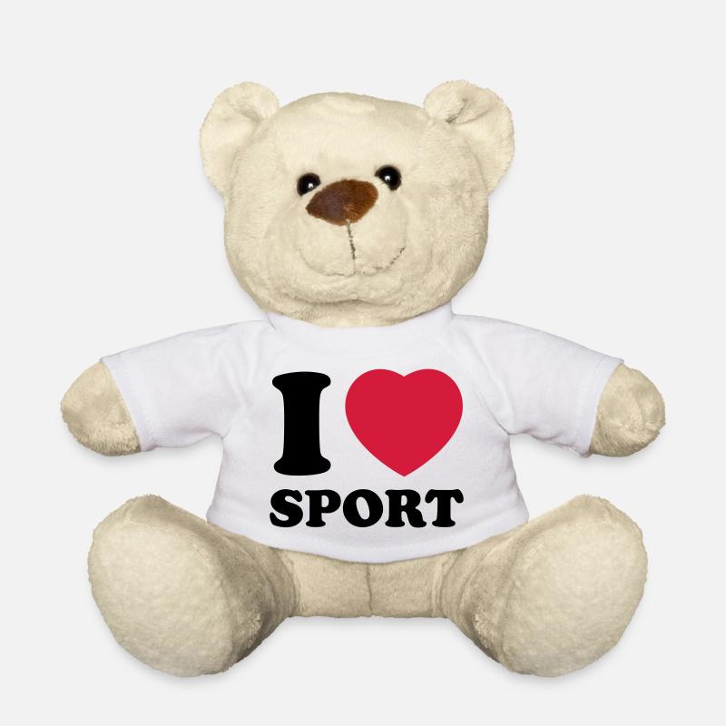 i love sport 2c - Teddy Bear - white
