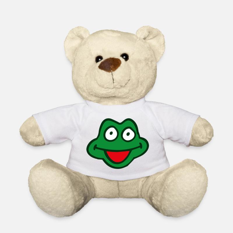 Frosch - Teddy - Weiß