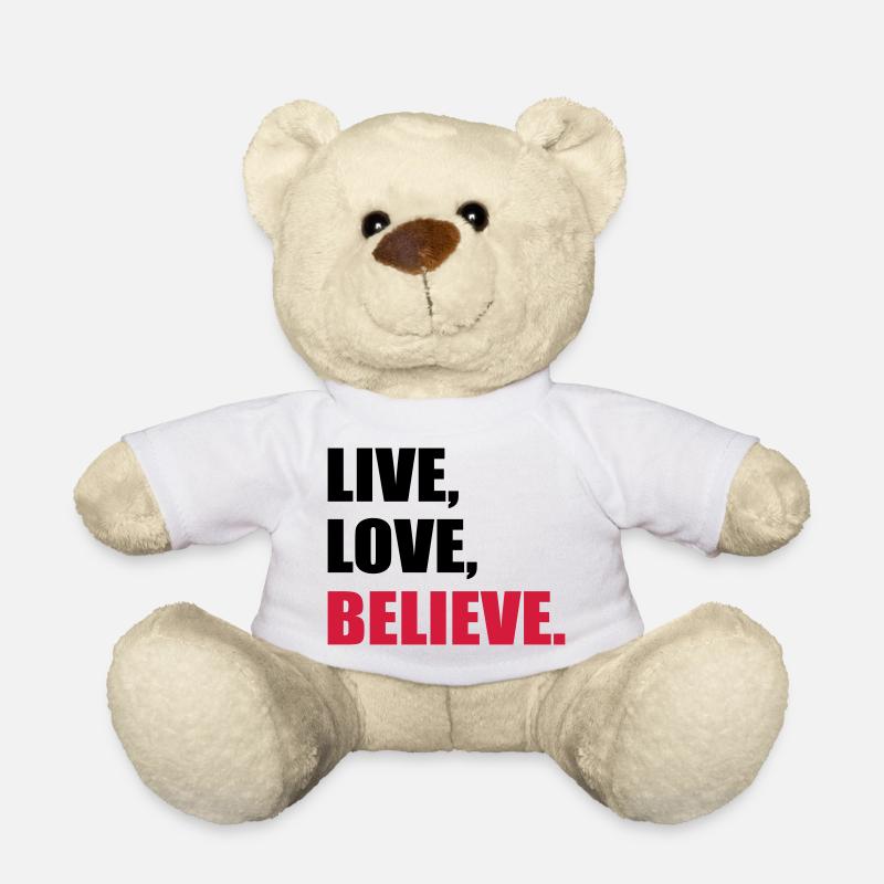 Glaube - Teddy - Weiß